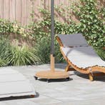 vidaXL Parasolvoet Licht Hout 48 x 48 x 32 cm, Verzenden, Nieuw, Minder dan 1 meter, Parasolvoet