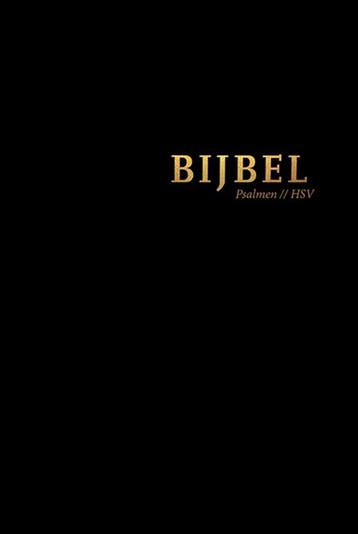 9789065394613 Bijbel (HSV) met Psalmen - zwart leer met g..., Boeken, Verzenden, Nieuw, Diverse auteurs