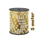 5m Sierlint goud MAMA - goudfolie (Sierlint en Decoratie), Ophalen of Verzenden, Nieuw