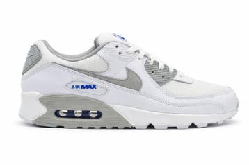 Nike Air Max 90 | White Racer Blue Smoke Grey | Maat 38, Kleding | Dames, Overige kleuren, Verzenden, Nike, Nieuw