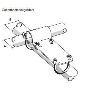 Schoftboom beugelklem 1,5 x 1,5, Dieren en Toebehoren