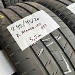 2 x Bridgestone Alenza 001 245-45-20 RFT Zomerbanden 5,5mm, Ophalen of Verzenden, Band(en), Personenwagen, 20 inch
