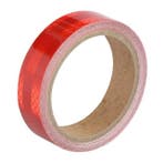 Reflecterende tape - ROOD - 10 meter - 25mm, Ophalen of Verzenden, Nieuw