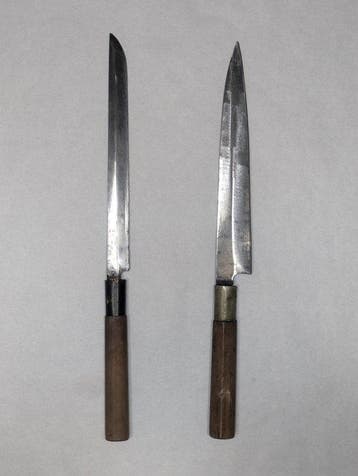 Keukenmes - Staal, Hout - Japan - Traditionele Japanse