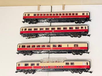 Märklin H0 - Modeltrein personenwagen (4) - 4 lange TEE, Nieuw