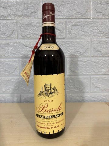 1967 Cappellano, Barolo - Serralunga dAlba DOCG - 1 Fles, Verzamelen, Nieuw