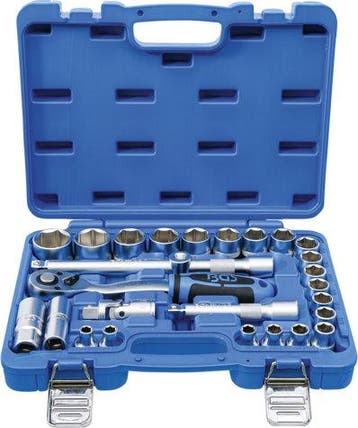 Bgs Technic Dopsleutelset 1/2, 27 delig, INCH maten, Verzenden, Nieuw