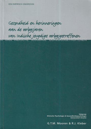 Gezondheid en herinneringen aan de oorlogsjaren van Indische, Verzenden, Gelezen, G.T.M. Mooren