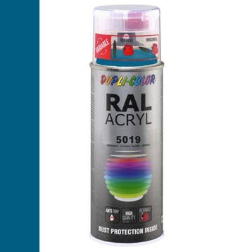 Dupli-Color Ral Acryl Ral 5019 Capri blauw Hoogglans 400 ml, Ophalen of Verzenden, Nieuw