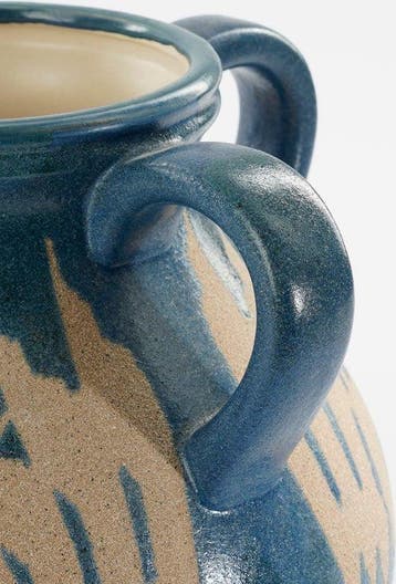 2dekans | Mica Decorations Caldo Vaas - L25 x B24 x H30 cm -, Huis en Inrichting, Woonaccessoires | Vazen, Ophalen of Verzenden