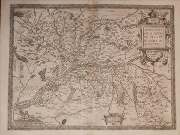 Francia (Ovest) - Anjou (Anjou); Abraham Ortelius (1527 –, Boeken, Nieuw
