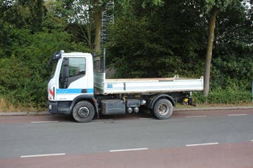 Veiling: Kipper Vrachtwagen Iveco Eurocargo 80-210 Diesel 18, Gebruikt, Iveco, Wit, BTW verrekenbaar