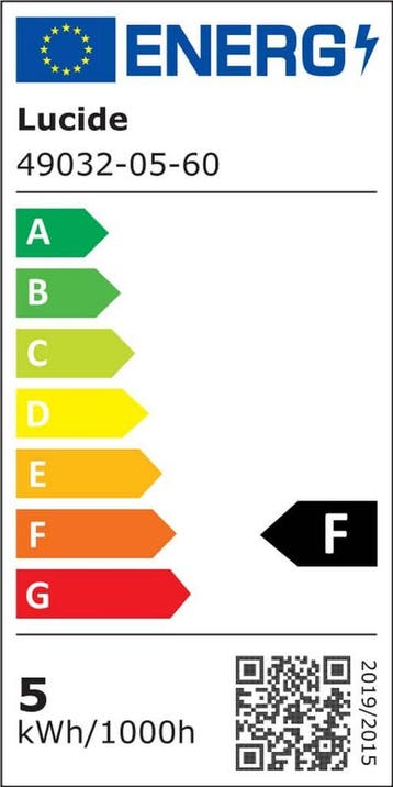 Lucide G95 Filament lamp - Ø 9,5 cm - LED Dimbaar - E27 -, Ophalen of Verzenden, Zo goed als nieuw