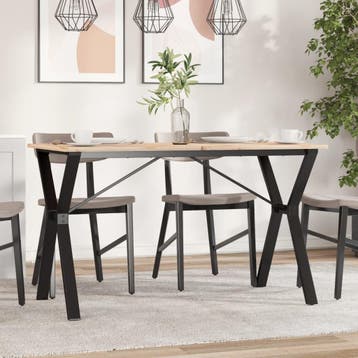 vidaXL Eettafelpoten Y-frame 120x60x73 cm staal, Verzenden, Nieuw