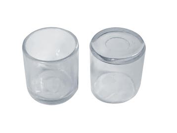 Flexibele stoelpootdop (omdop, rond, 22 mm, transparant) [O, Ophalen of Verzenden, Nieuw
