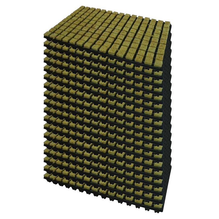Cultiwool Steenwoltray 2x2 cm 150  per tray (doos 18 trays), Tuin en Terras, Aarde en Mest, Ophalen of Verzenden