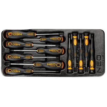 Schroevendraaier set - 12 delig - Magnetisch - Met inleglade, Ophalen of Verzenden, Nieuw