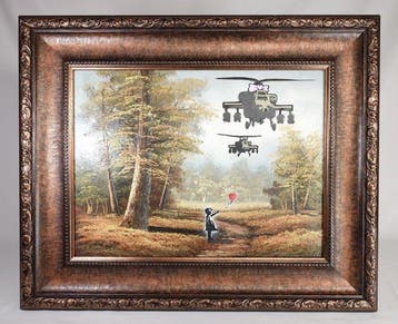 Fictional World (1980) - Banksy´s Helicopter helps Glowing