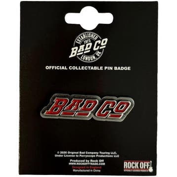 Bad Company Slant Logo - Pin officiële merchandise, Ophalen of Verzenden, Nieuw, Kleding