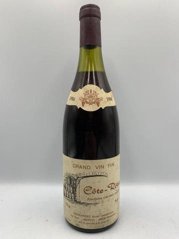 1986 Fernandez René, Côte-Rôtie - Rhône Appellation, Nieuw