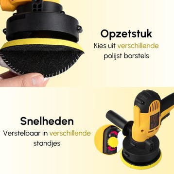 Gtrise Polijstmachine - Poetsmachine Auto - 6, Auto diversen, Ophalen of Verzenden