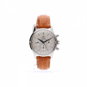 Omega Seamaster Chronograph Cal. 321; 105.001-62; Vintage..., Ophalen of Verzenden, Gebruikt, Leer, Overige merken