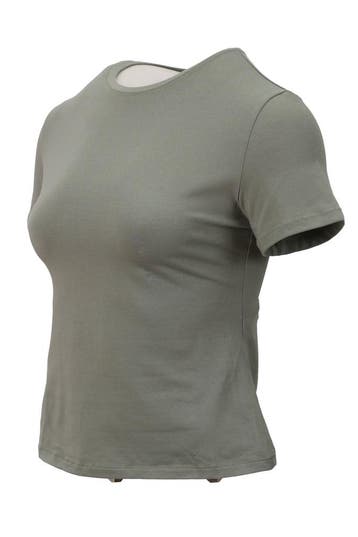Organic Basics T-shirt in maat XL Groen, Kleding | Dames, T-shirts, Organic Basics, Verzenden, Zo goed als nieuw, Groen