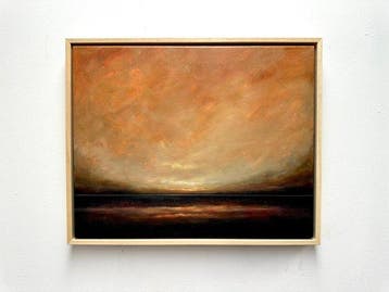 Joost Verhagen - Ouddorp Sunset, Antiek en Kunst