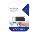 Verbatim | USB Stick | 8 GB | USB 2.0 | Pinstripe, Verzenden, Nieuw