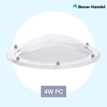 Losse ronde lichtkoepel vierwandig polycarbonaat (PC/PMMA..., Doe-het-zelf en Verbouw, Glas en Ramen, Verzenden, Nieuw, Overige typen