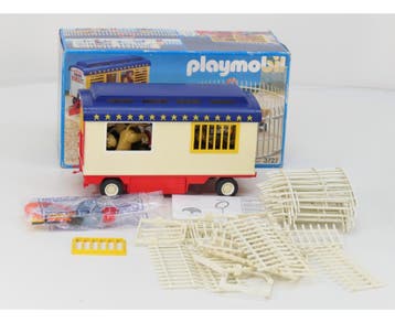Playmobil 3727 Circus Dierenwagen en Piste met OVP #9523, Ophalen of Verzenden, Gebruikt