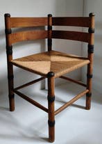 Jac Lavee - Stoel - Eik, Bies - Hoekstoel