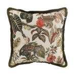 Hartman Maki Sand 50x50x16 Sierkussen met Franje - Kussen, Nieuw