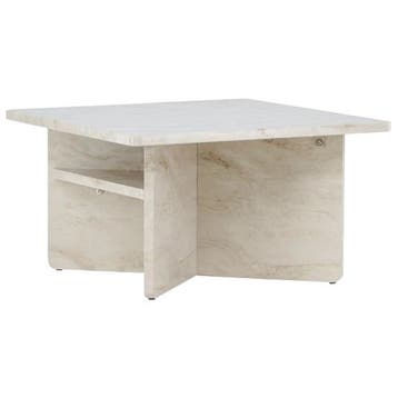 De Rebellenclub Kuopio Salontafel - 75 X 75 Cm - Marmer Look, Huis en Inrichting, Tafels | Salontafels, 50 tot 100 cm, Eclectisch