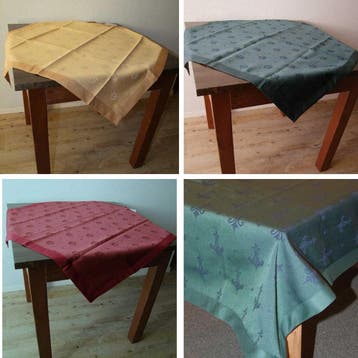 Vierkant tafelkleed tafellaken Monaco - div. kleuren - kroon, Ophalen of Verzenden, Nieuw, Vierkant, Binnen