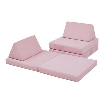 Speelbank Norhulta 5-delig kinderbank 120x66x45,5 cm roze [e, Verzenden, Nieuw