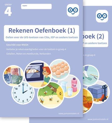 9789493128552 Delen 1 en 2 - Rekenen Oefenboek Set deel 1..., Verzenden, Nieuw