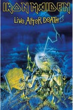 Iron Maiden Live After Death Textielposter off. merchandise, Ophalen of Verzenden, Nieuw, Poster, Artwork of Schilderij