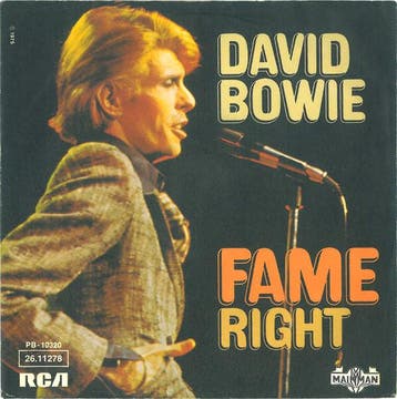 vinyl single 7 inch - David Bowie - Fame, Verzenden, Zo goed als nieuw, 7 inch, Rock en Metal
