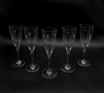 Baccarat - Drinkset (5) - Dom Pérignon - Kristal - Rode