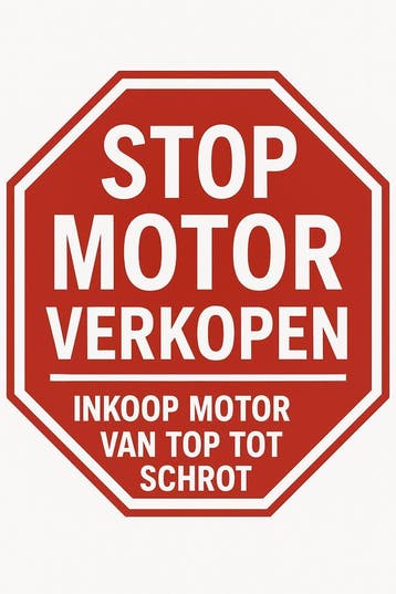 inkoop motor budget, sloop, werk, stilstand, defecte, schade