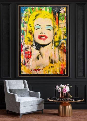 Joaquim Falco - MARILYN GRAFFITER XXL. Fluor paint