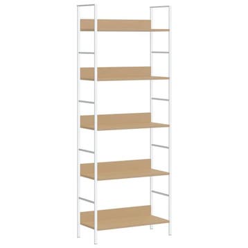 Boekenkast 5 schappen | Retourdeal 54% Korting, Huis en Inrichting, Met plank(en), Modern, Industrieel, Nieuw, 150 tot 200 cm