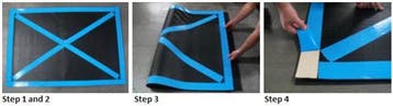 Dubbelzijdige tape voor het bevestigen van rubber matten en, Tuin en Terras, Verzenden, Nieuw