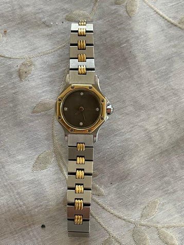 Cartier - Santos Octagon - 0907 Godron - Dames - 1990-1999, Nieuw
