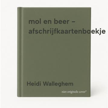 mol en beer - afschrijfkaartenboekje - Heidi Walleghem, Verzenden, Zo goed als nieuw, Heidi Walleghem