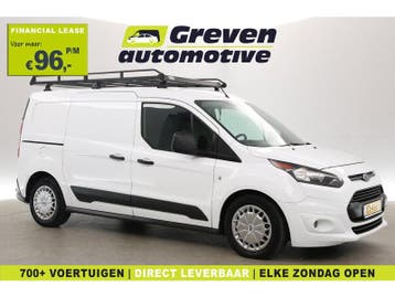 Ford Transit Connect 1.5 TDCI 100PK L2 | Airco | 3 Zits |, Euro 6, Wit, Nieuw, Ford