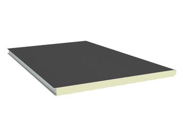Gelegenheidspartij wandpanelen 60 mm, PIR, Antra/wit,, Verzenden, Nieuw, Overige materialen, 50 tot 100 mm