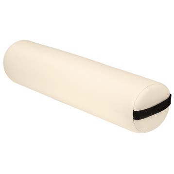 Massagerol rond van kunstleer - beige, Sport en Fitness, Verzenden, Nieuw