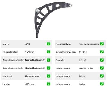 Draagarm MINI Paceman Cooper D ALL4 (R61) Van 2012-03 tot 20, Verzenden, Nieuw, Mini